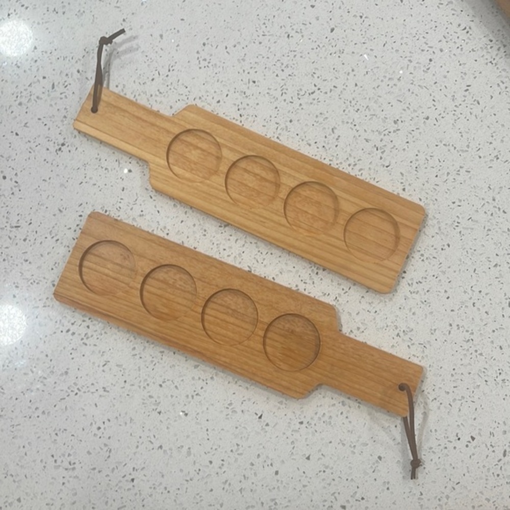 ✨TWO ✨Beer Flight Sampler Trays